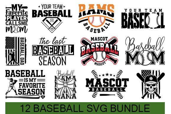 Baseball Mom SVG Bundle, Baseball T-Shirt