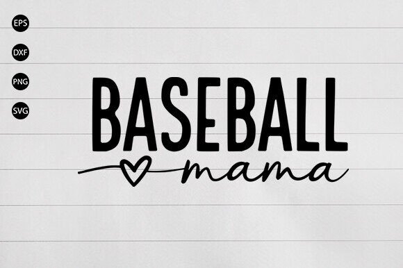 Baseball Mom SVG: Game Day Ready
