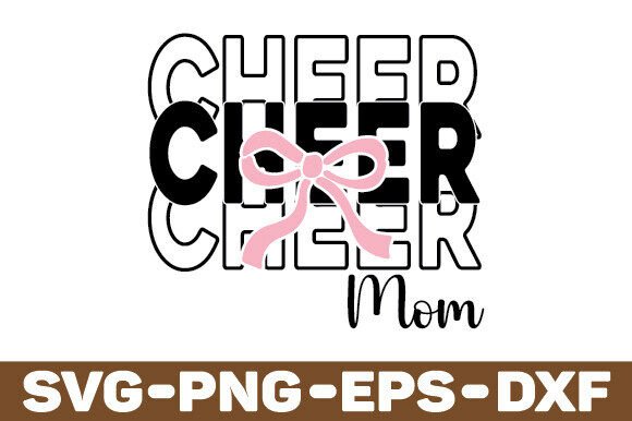 Cheer Mom SVG PNG PDF, Cheerleader Svg