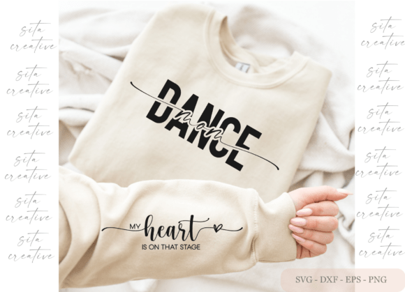 Dance Mom SVG, My Heart is on That Stage