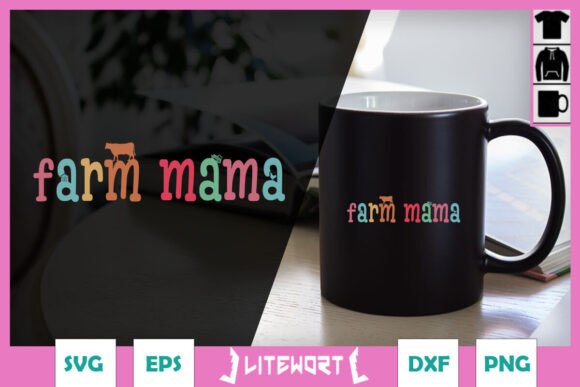 Farm Mama Lovely Mom SVG