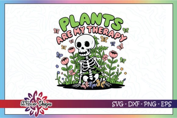 Plants Are My Therapy Plant Mom SVG