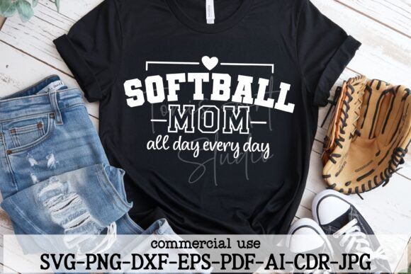 Softball Mom SVG for Cricut Shirts