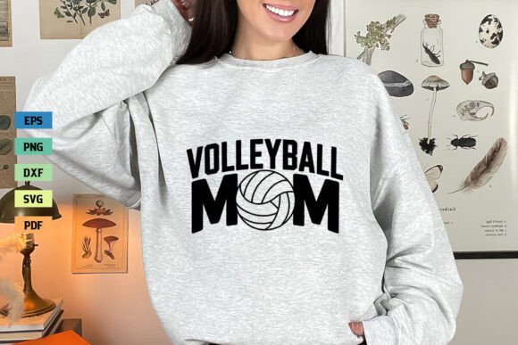 Volleyball Mom SVG Mama SVG Mom SVG PNG