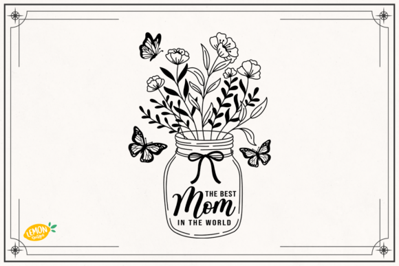 Wildflower Mom SVG Design