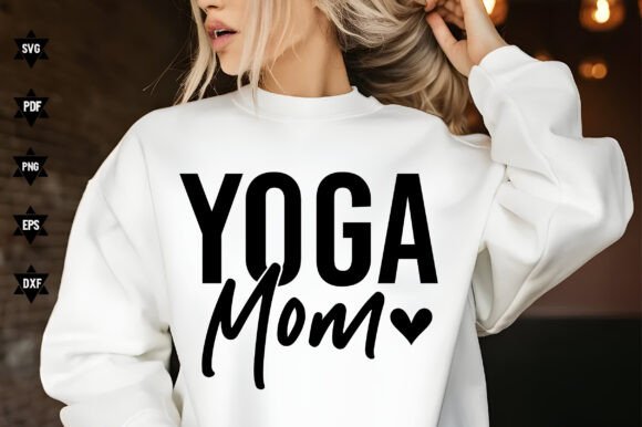 Yoga Mom SVG Design